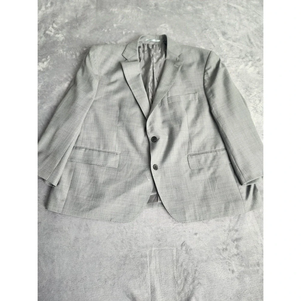 Knot Standard Super Nordstrom Gray Grey Men's Blazer Sports Coat Jacket 50R